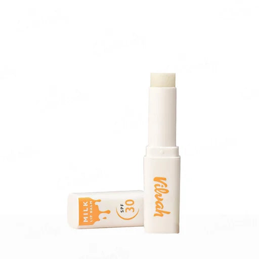 Vilvah Store Soy Milk Lip Balm SPF 30 PA+++ – Lightens &amp; Protects Lips
