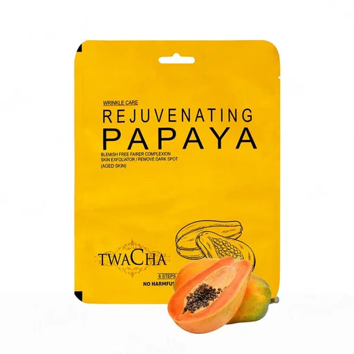 TWACHA Rejuvenating Papaya Facial Kit – 6 Steps