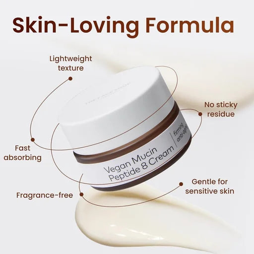 The Face Shop Alltimate Vegan Mucin Peptide 8 Firming &amp; Anti-Aging Cream – 50 mL