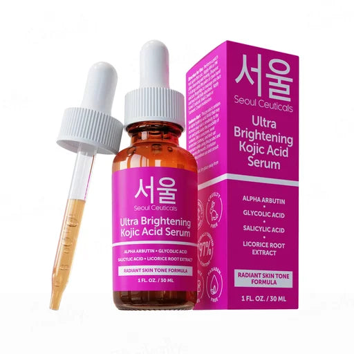 SeoulCeuticals Ultra Brightening Kojic Acid Face Serum – 30 mL