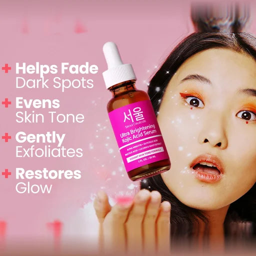 SeoulCeuticals Ultra Brightening Kojic Acid Face Serum – 30 mL