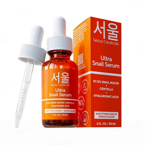 SeoulCeuticals Ultra Snail Mucin Night Face Serum – 30 mL