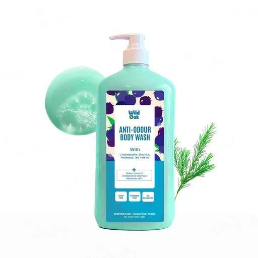 Wild Oak Anti-Odour Body Wash – 750 mL | Cooling Freshness & Odour Control