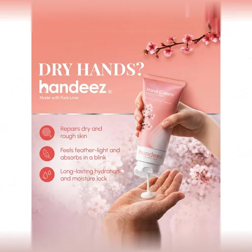 Handeez Japanese Cherry Blossom Hand Moisturiser Cream – 50 g