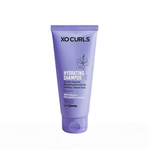 XO Curls Hydrating Shampoo With Hibiscus, Flax Seed &amp; Lavender