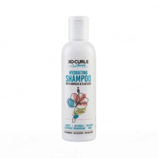 XO Curls Hydrating Shampoo With Hibiscus, Flax Seed &amp; Lavender