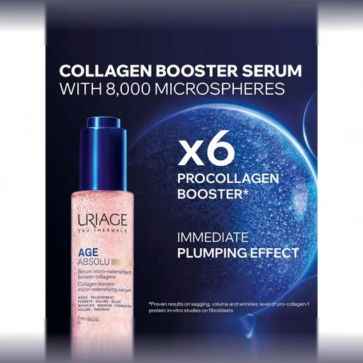 Uriage Age Absolu Collagen Booster Micro-Redensifying Serum – 30 mL