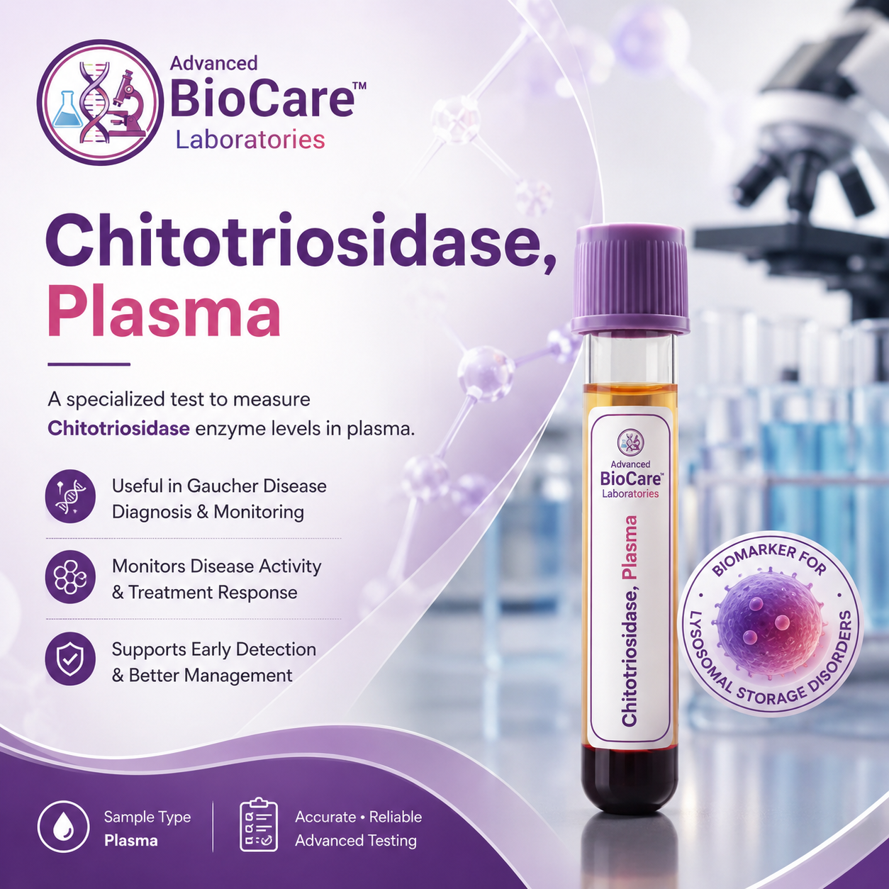 Chitotriosidase, Plasma