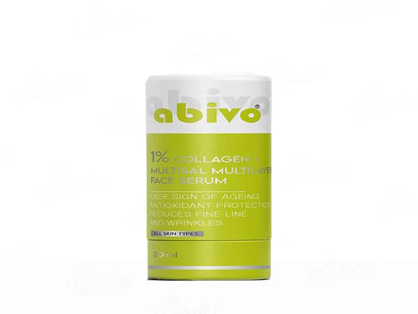 Abivo 1% Collagen + Multisal Multilayer Face Serum – Advanced Hydration &amp; Firming Care