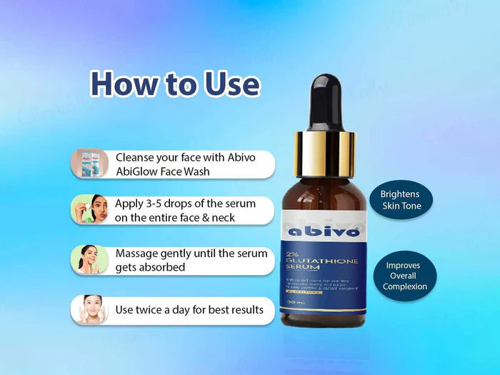 Abivo 2% Glutathione Face Serum