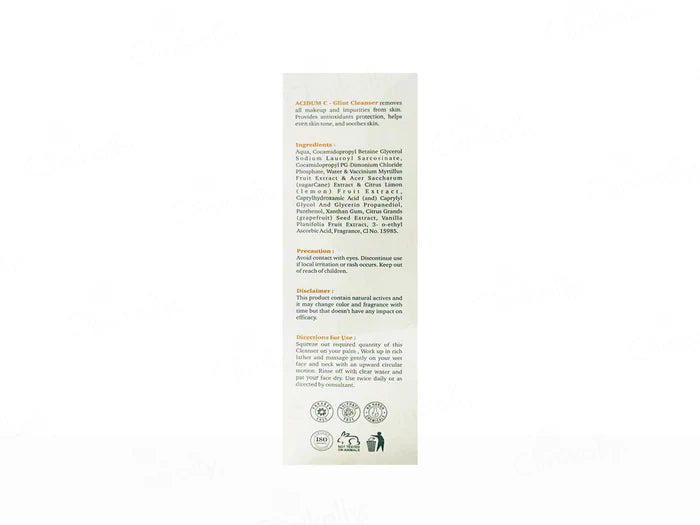 Acidum C-Glint Cleanser