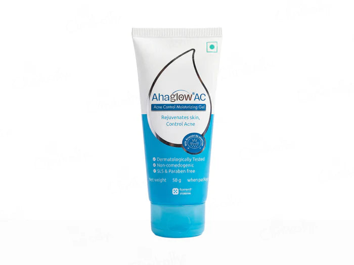 Ahaglow AC Acne Control Moisturizing Gel – Oil-Free Hydration for Acne-Prone Skin