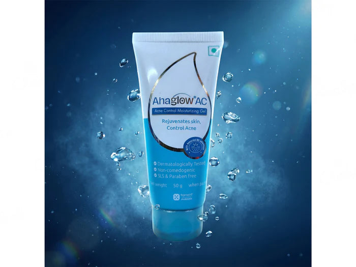 Ahaglow AC Acne Control Moisturizing Gel – Oil-Free Hydration for Acne-Prone Skin