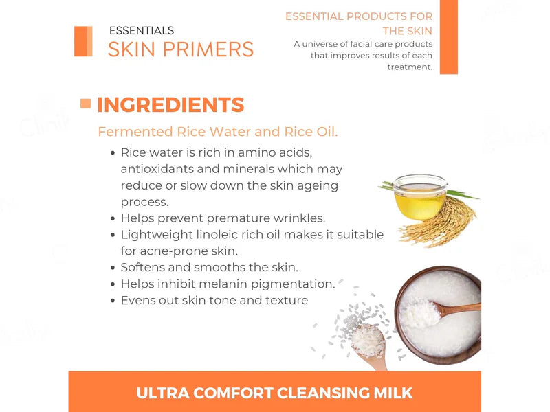 Ainhoa Skin Primers Ultra Comfort Cleansing Milk For Normal &amp; Dry Skin