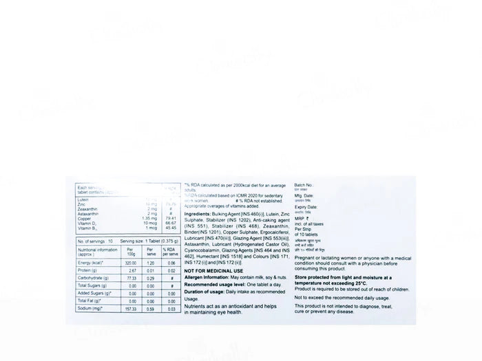 Alspar Nutraceutical Tablet
