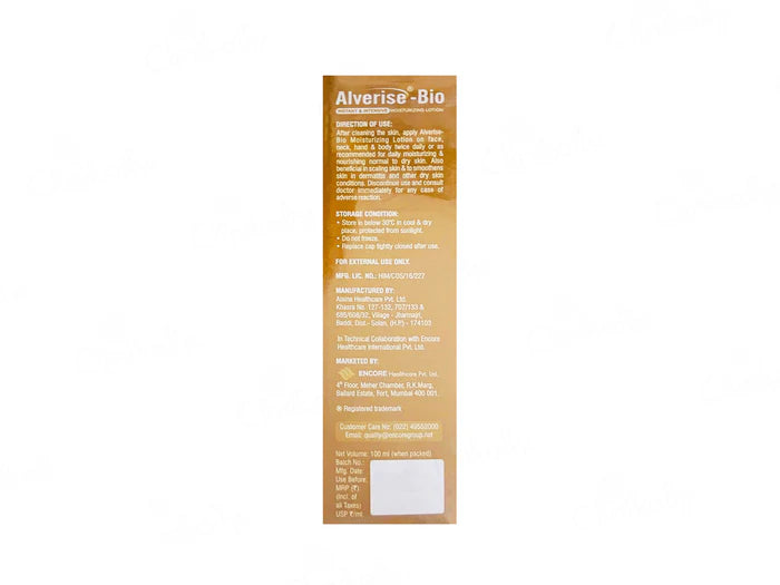 Alverise-Bio Instant &amp; Intensive Moisturizing Lotion