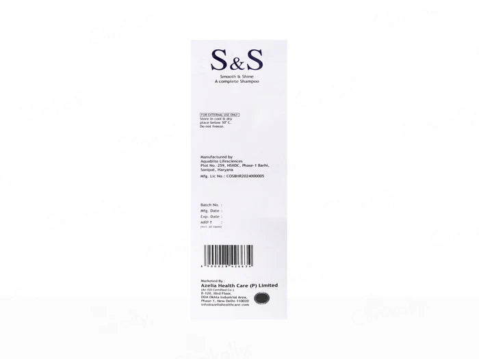Azelia S &amp; S Smooth &amp; Shine Complete Shampoo – Frizz Control &amp; Gloss Boost