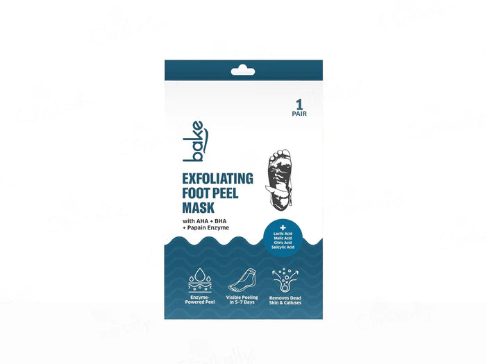 BAKE AHA + BHA Exfoliating Foot Peel Mask – Smooth, Soft &amp; Baby-Soft Feet at Home ✨