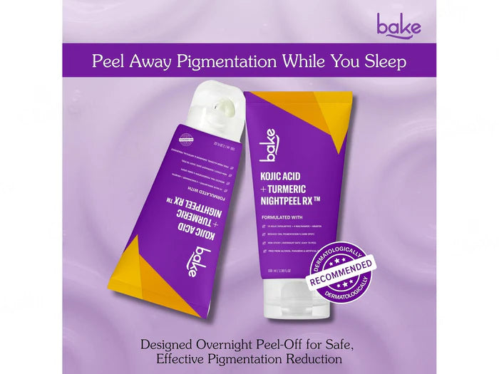BAKE Kojic Acid + Turmeric NightPeel Rx Face Mask