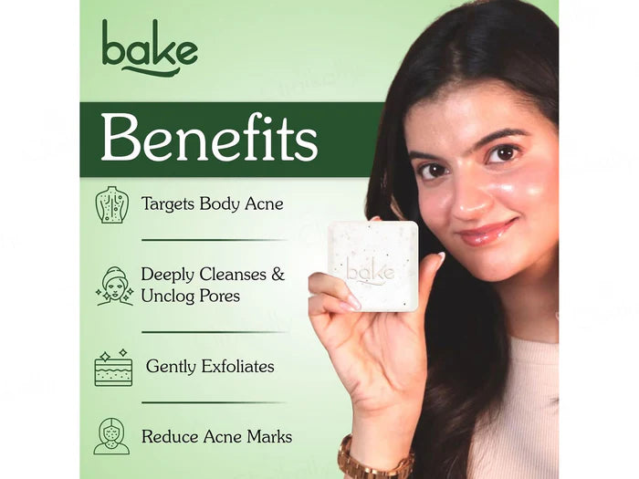 Bake 2% Salicylic Acid + Benzoyl Peroxide Body Acne Clearing Soap