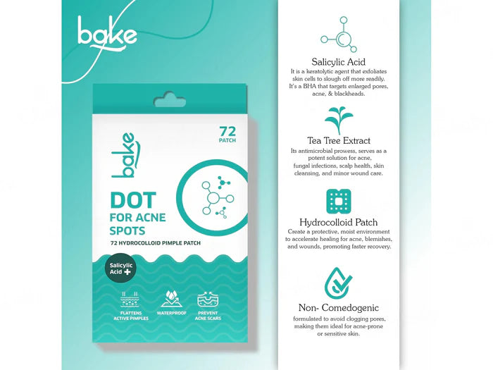 Bake Salicylic Acid Dot Acne Patch – Targeted Spot Solution for Clear Skin