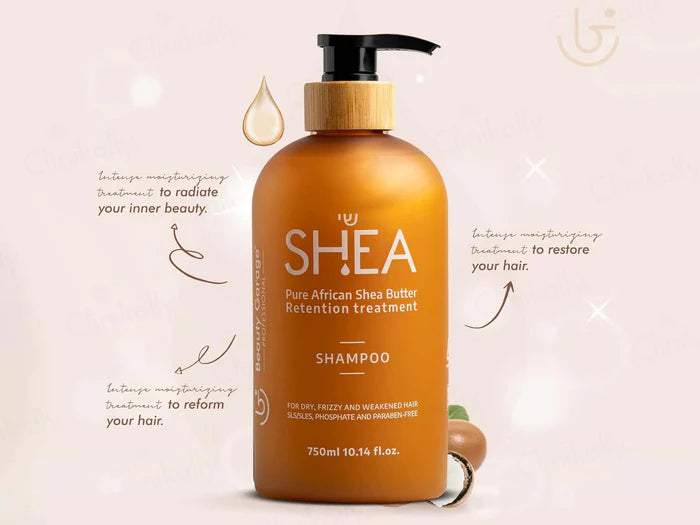 ✨ Beauty Garage Pure African Shea Butter Retention Treatment Shampoo