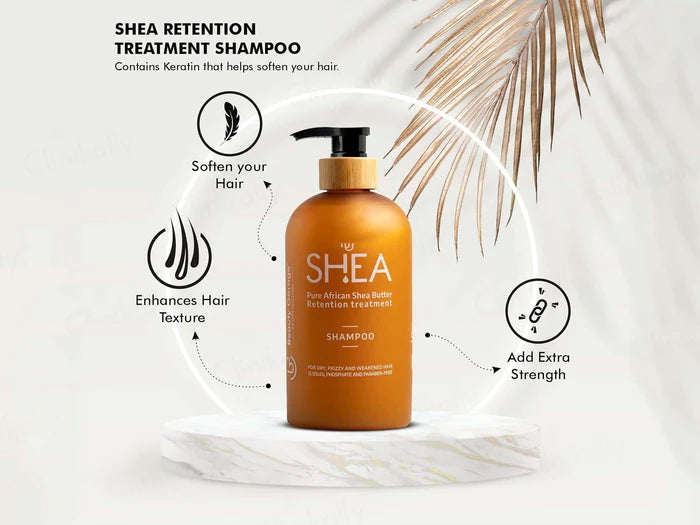 ✨ Beauty Garage Pure African Shea Butter Retention Treatment Shampoo