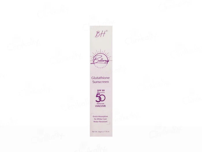 Bellacos Healthcare Bellarays Glutathione Sunscreen SPF 50 PA++++ – Advanced Brightening UV Defense