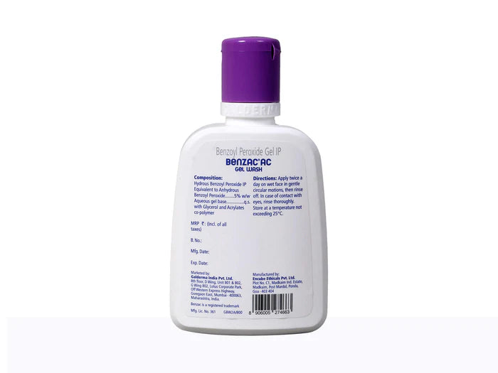 Benzac AC 5% Gel Wash