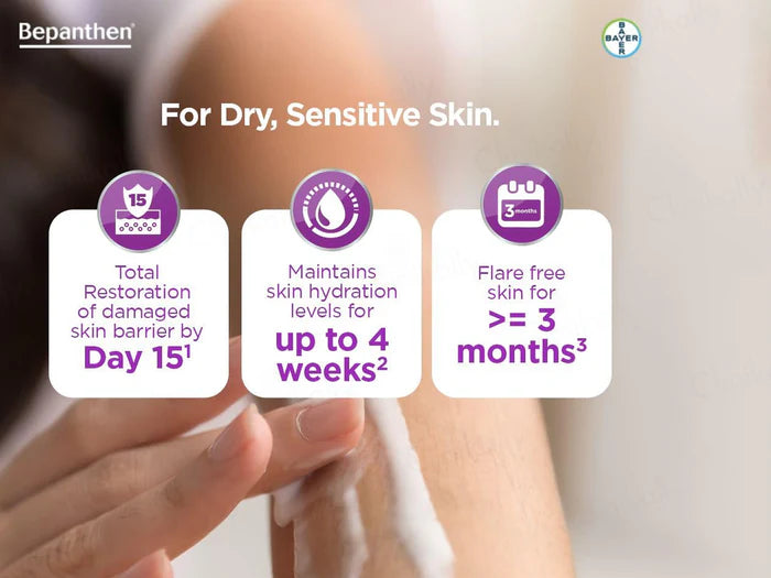 Bepanthen Sensi Control Daily Moisturizing Cream World S No.1 Skincare Brand For Very Dry Sensitive Skin Long Lasting Restores Skin Barrier
