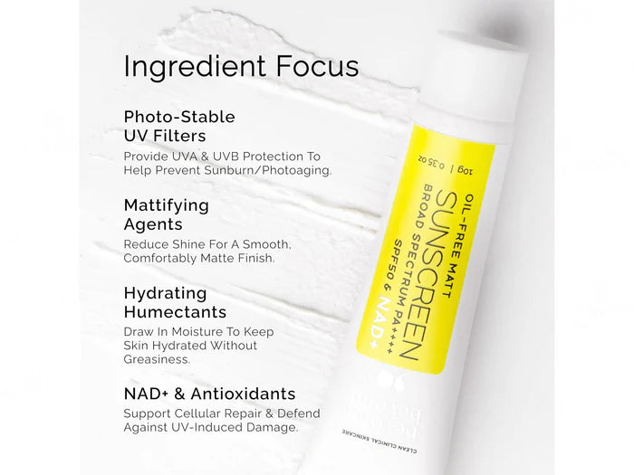 🌞 Beyond Beyond NAD+ Oil-Free Matte Sunscreen SPF 50 PA++++