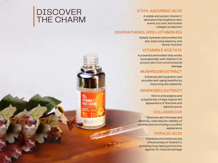 Biofaith 15% Vitamin C Face Serum