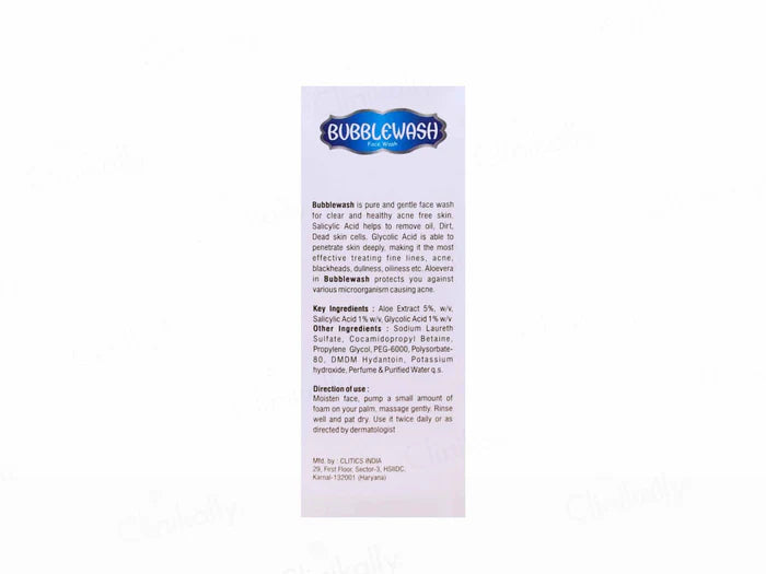 Bubblewash Face Wash
