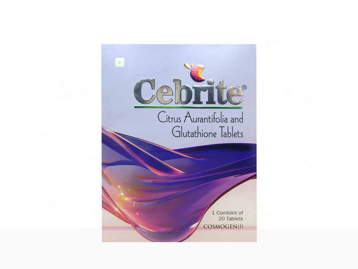Cebrite Citrus Aurantifolia &amp; Glutathione Tablet