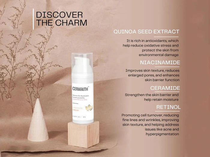Cerafaith Ceramide &amp; Retinol Under Eye Cream
