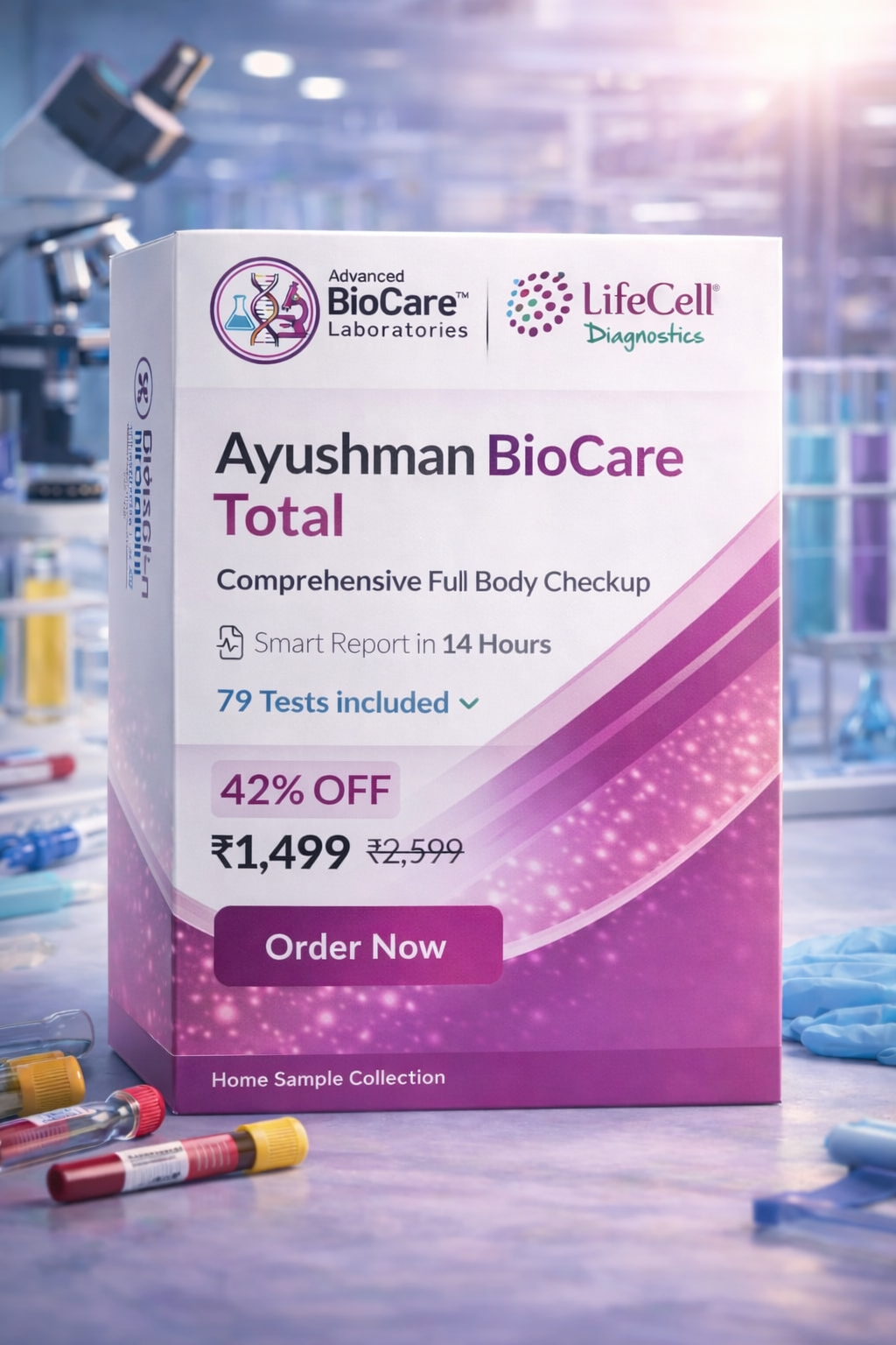 Ayushman BioCare Total – Comprehensive Full Body Checkup (79 Tests Included)