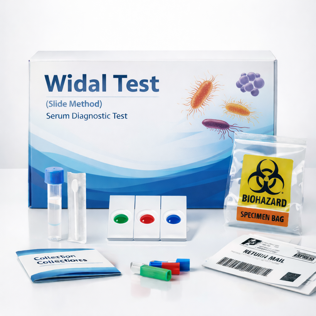 Widal test (Slide Method), Serum
