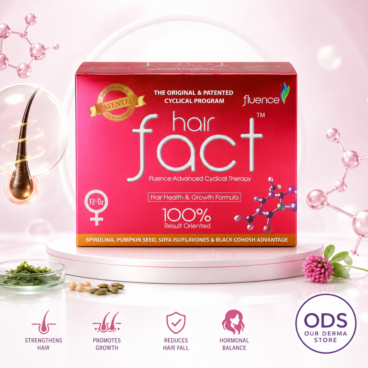 Hair Fact Fluence F2-O2 Advanced Cyclical Therapy Kit for Women