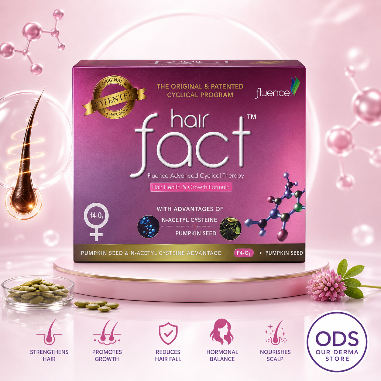 Hair Fact Fluence F4-O2 Advanced Cyclical System for Women