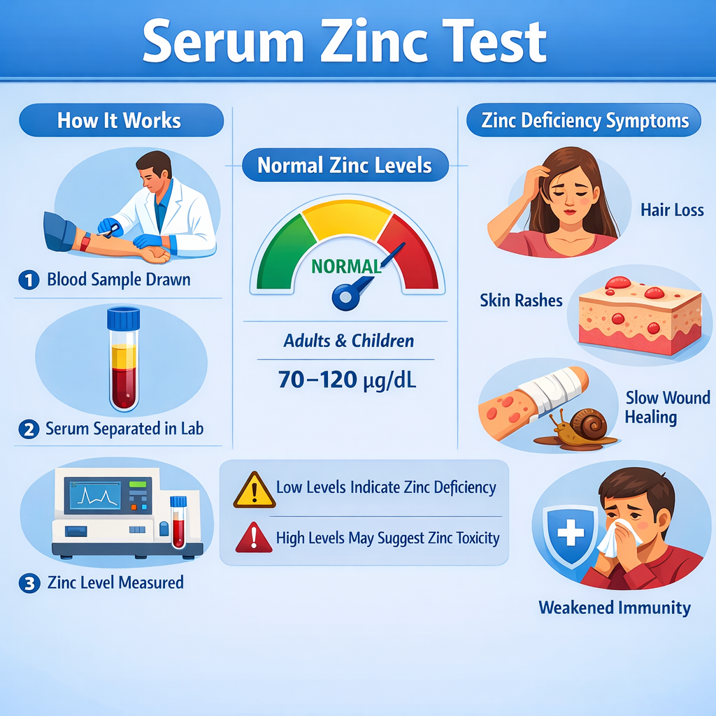 Serum Zinc Test (Diagnostics) Zinc, Serum
