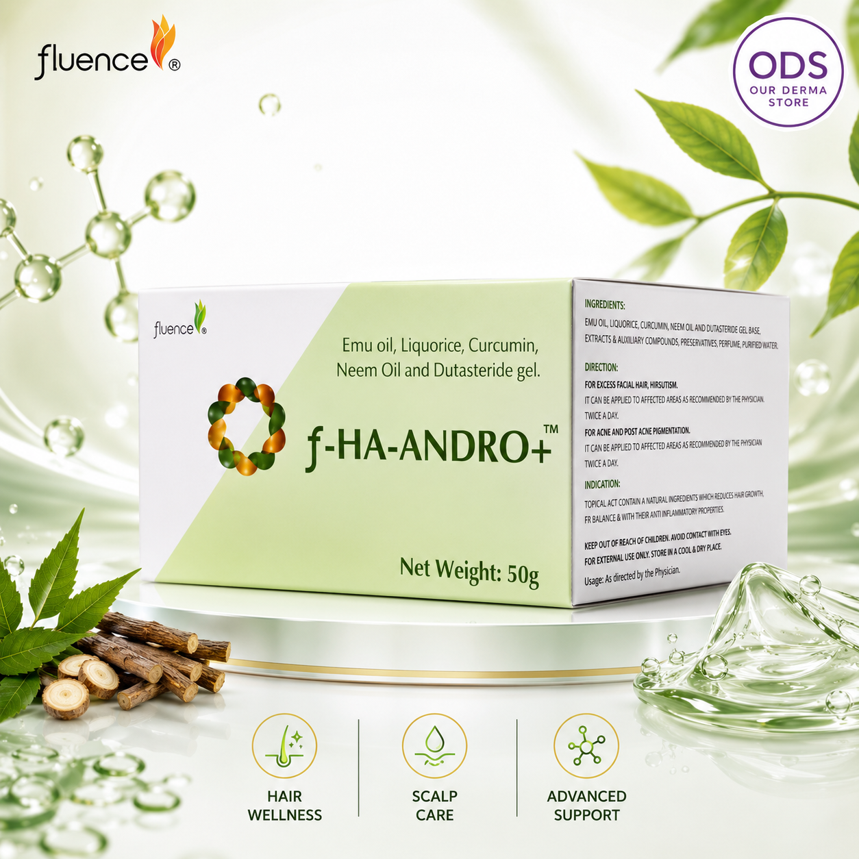 F-HA-ANDRO+ 50g Hirsutism