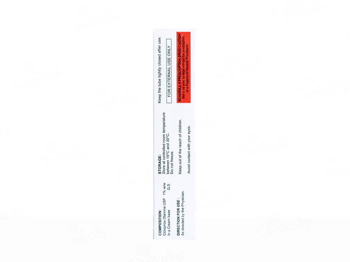 Civaderm XL Cream (Ciclopirox Olamine 1%) | Advanced Antifungal Skin Treatment for Itching, Redness &amp; Infection Relief