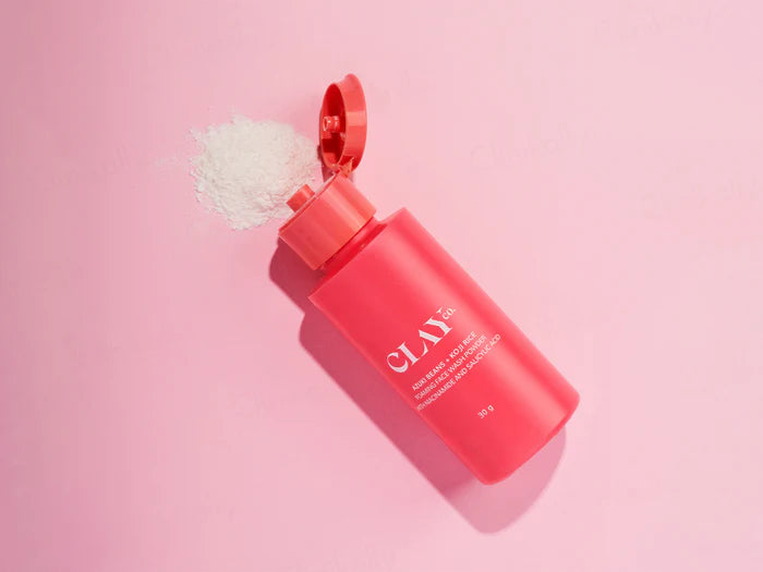 ClayCo Azuki Beans + Koji Rice Foaming Face Wash Powder With Niacinamide &amp; Salicylic Acid