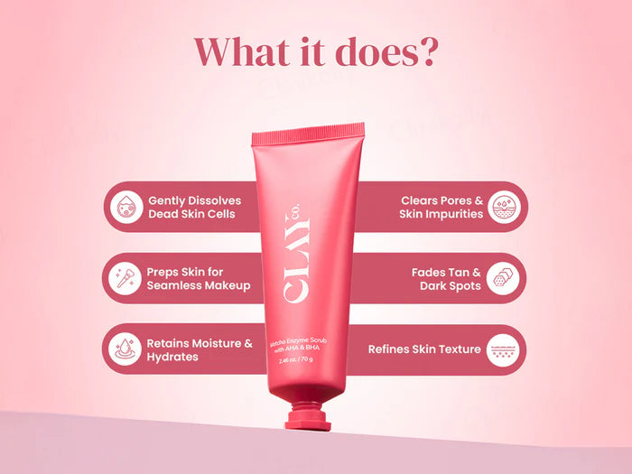 ClayCo Matcha Enzyme Scrub With AHA &amp; BHA