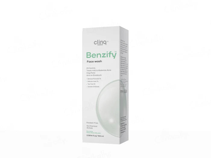 Clinq Benzify Face Wash – Acne Control &amp; Oil Balance Cleanser