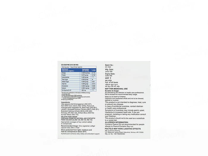CoQ Bloom 300 Nutraceutical Capsule