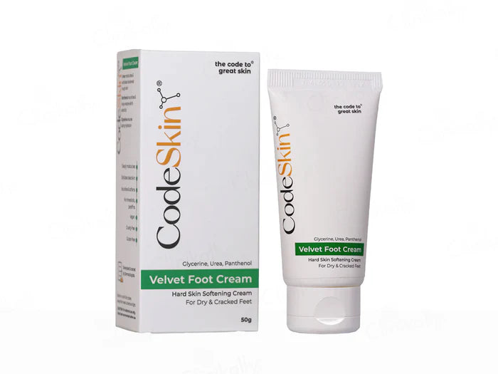 CodeSkin Velvet Foot Skin Softening Cream For Dry &amp; Cracked Feet