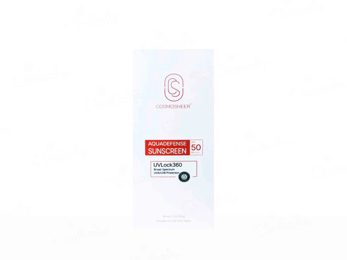 Cosmosheer Aquadefense UVLock 360 Sunscreen SPF 50 PA++++