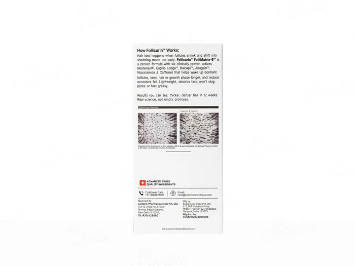 Cosmosheer Clinical Follicurin Advanced Hair Density Serum