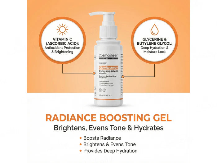 Cosmosheer Clinical GlowRestore+ Brightening Gel With Vitamin C